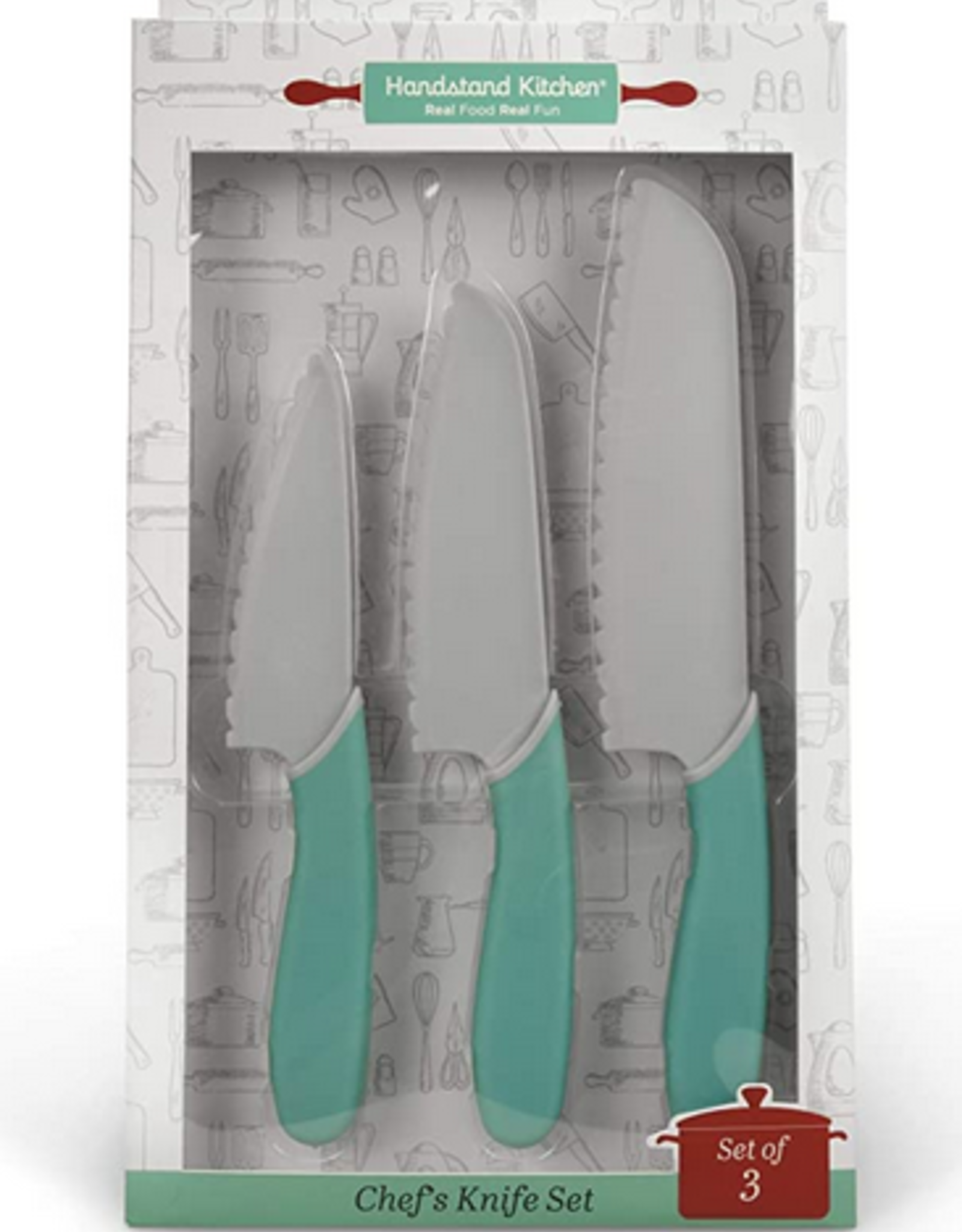 Tiitstoy 3 Piece Kids Kitchen Baking Knife Set,Safe To Use,Firm  Grip,Serrated Edges,Kids Knife,Protects Little Chef's,Perfect for Cutting  Food and