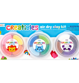 Ooly Creatibles DIY Air Dry Clay Kit - 15 PC Set