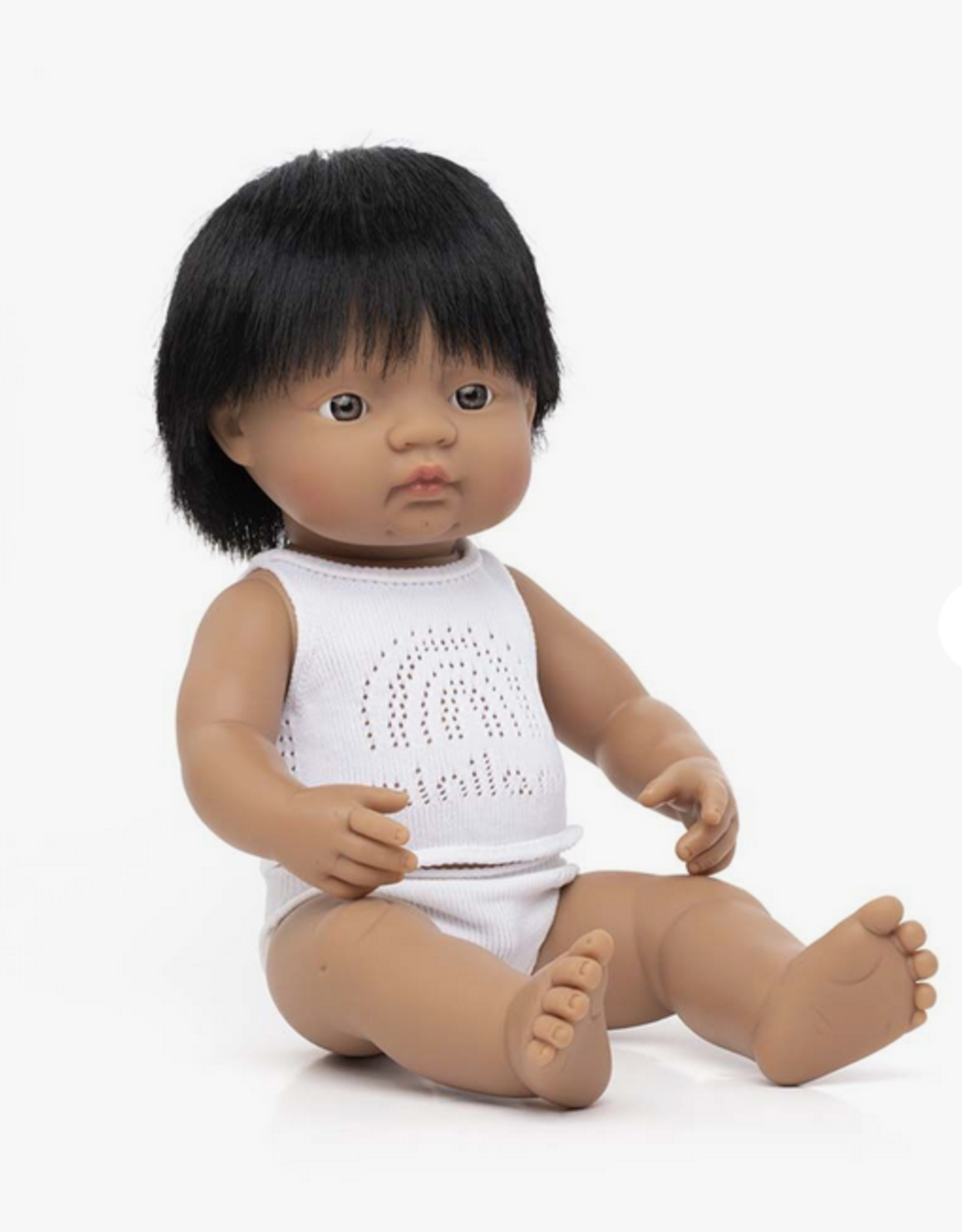 Miniland Baby Doll Hispanic Boy 15"