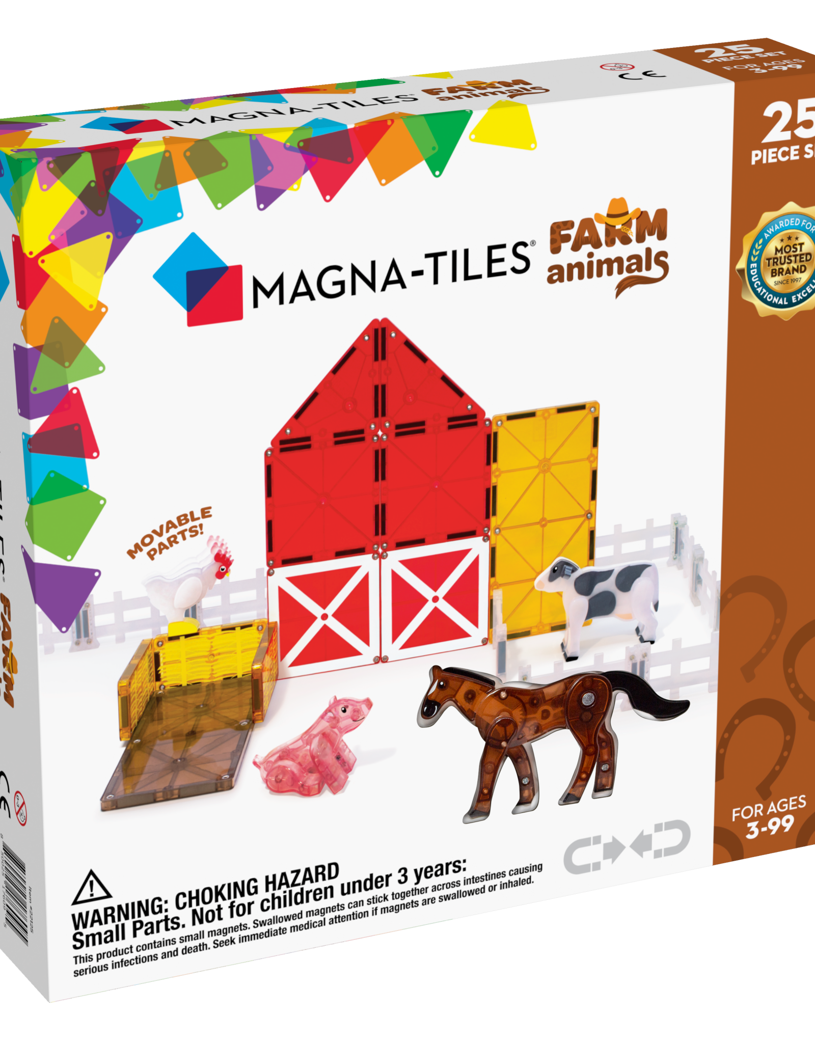Magna-Tiles Magna-Tiles: Farm Animals 25pc