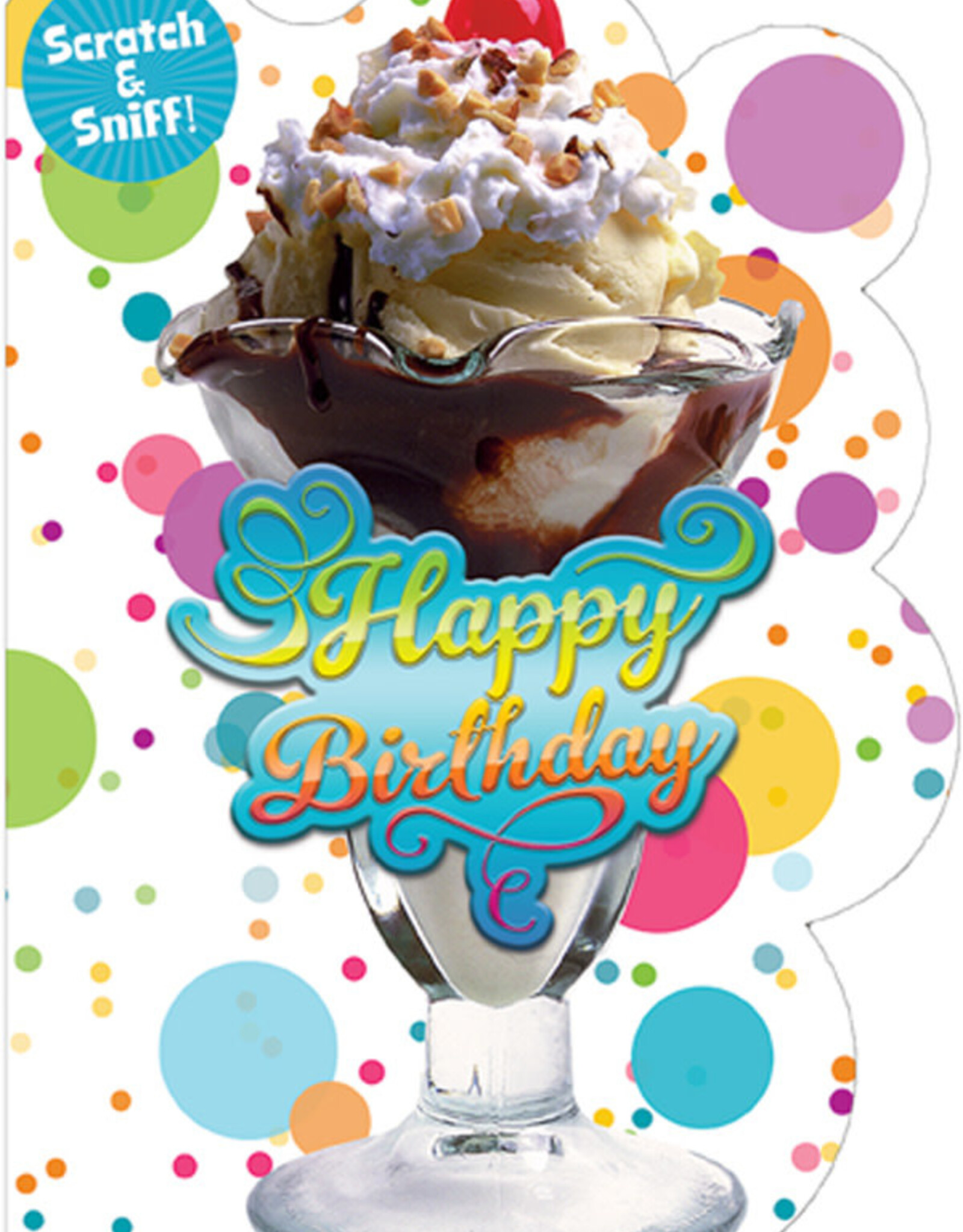 Paper House Ice Cream Sundae Scratch & Sniff Card
