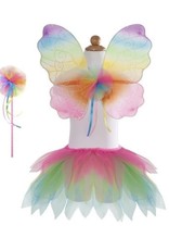 Creative Education Neon Rainbow Tutu with Wings & Wand, size 4-6