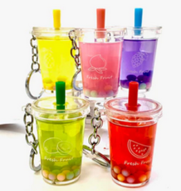 bcmini Key Charm: Icy Fruit Boba Tea