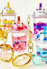 bcmini Key Charm: Kitty Milk Tea Floaty