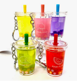 bcmini Key Charm: Fruit Boba Drink