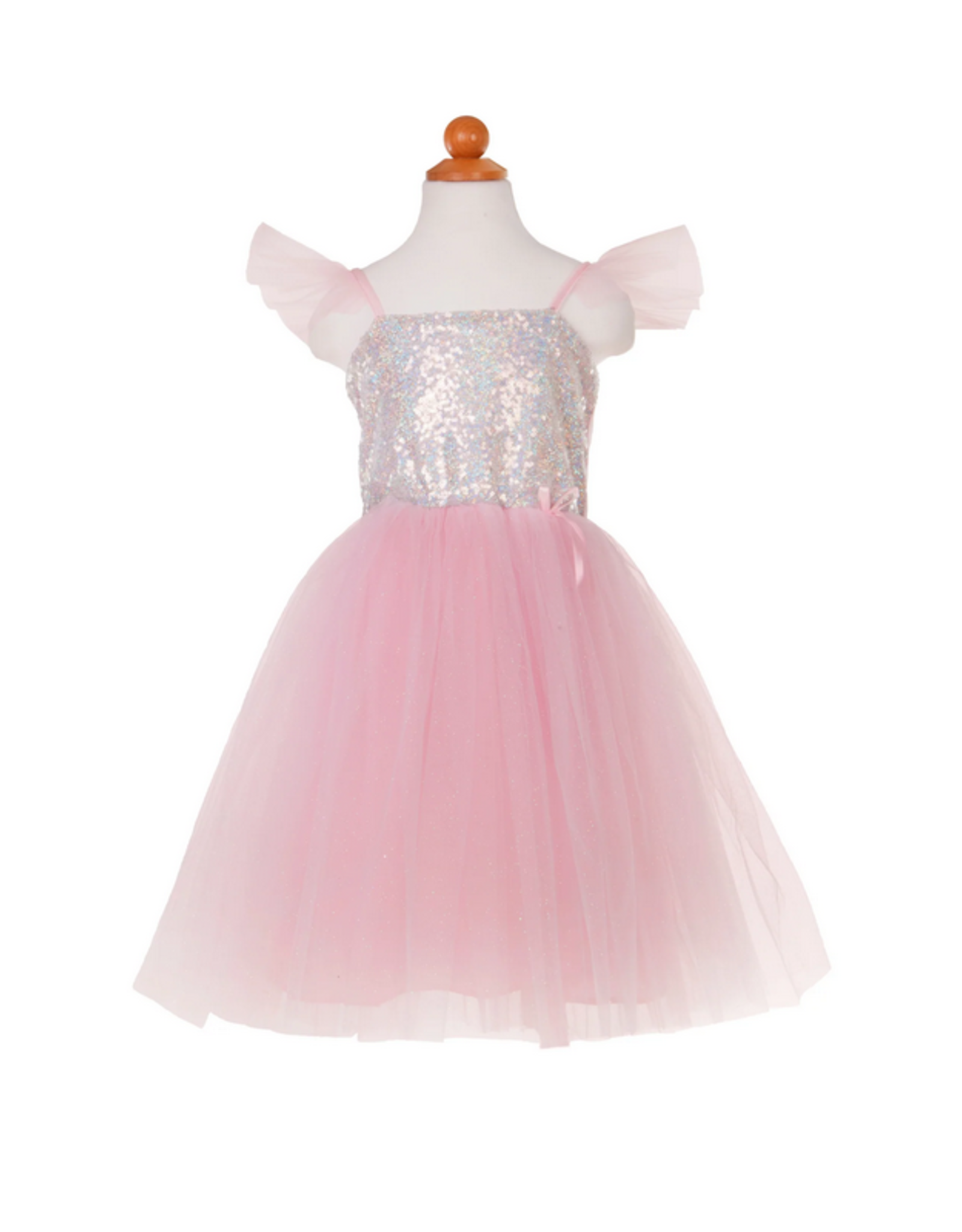 Creative Education Sequins Princess Dress, Silver, size 3-4