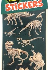 Peaceable Kingdom Glow in the Dark Stickers: Glowing Dino Bones