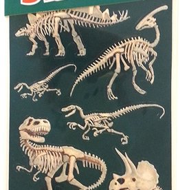 Peaceable Kingdom Glow in the Dark Stickers: Glowing Dino Bones