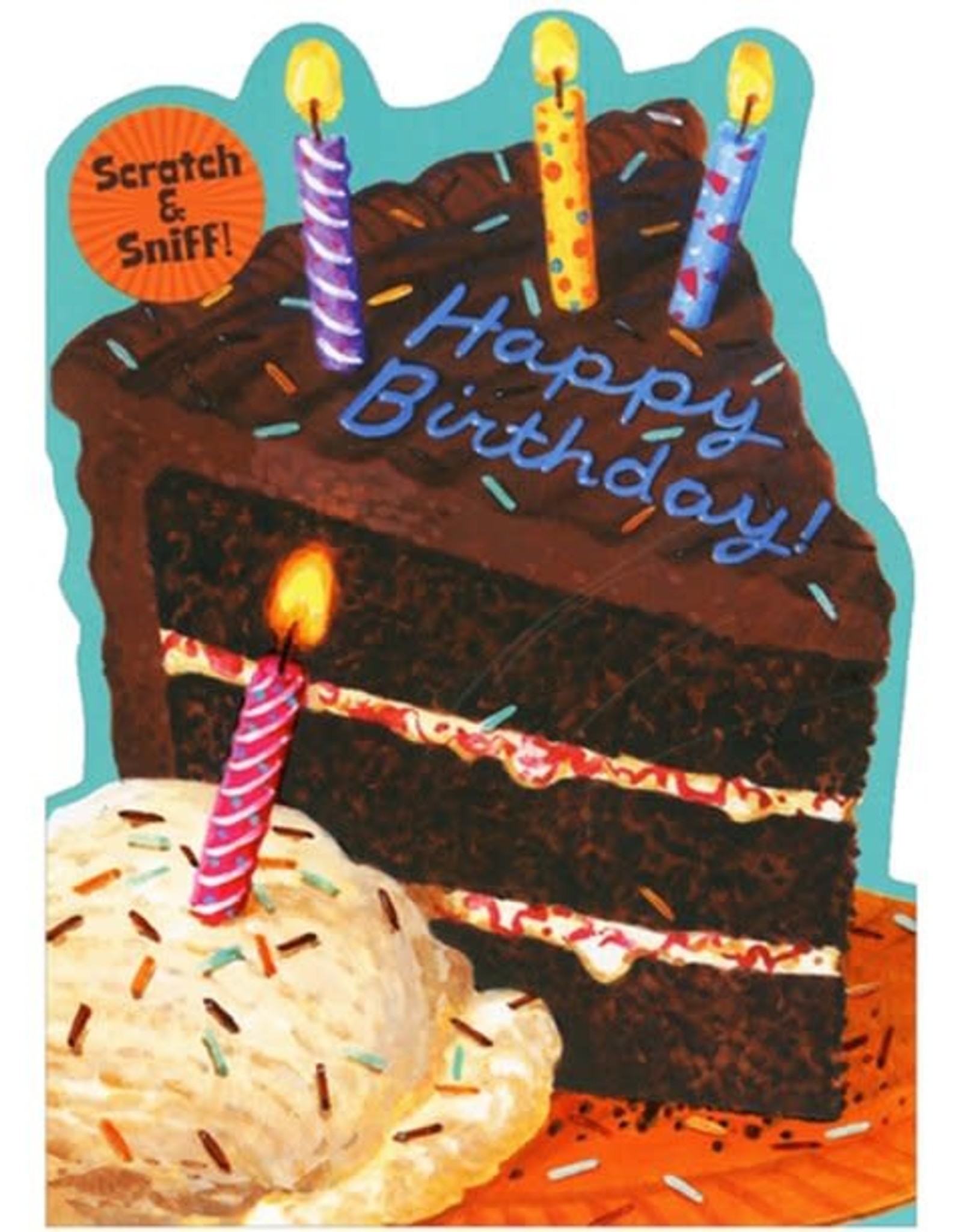 Peaceable Kingdom Chocolate Cake Scratch & Sniff Card