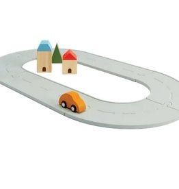 Plan  Toys Rubber Road & Rail Set: Small