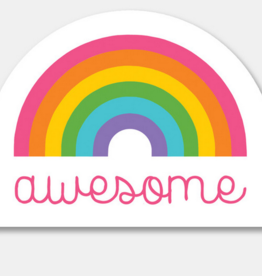 Rock Paper Scissors Sticker: Awesome Rainbow