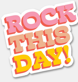 Rock Paper Scissors Sticker: Rock This Day