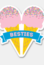 Rock Paper Scissors Enclosure Card: Besties Ice Cream