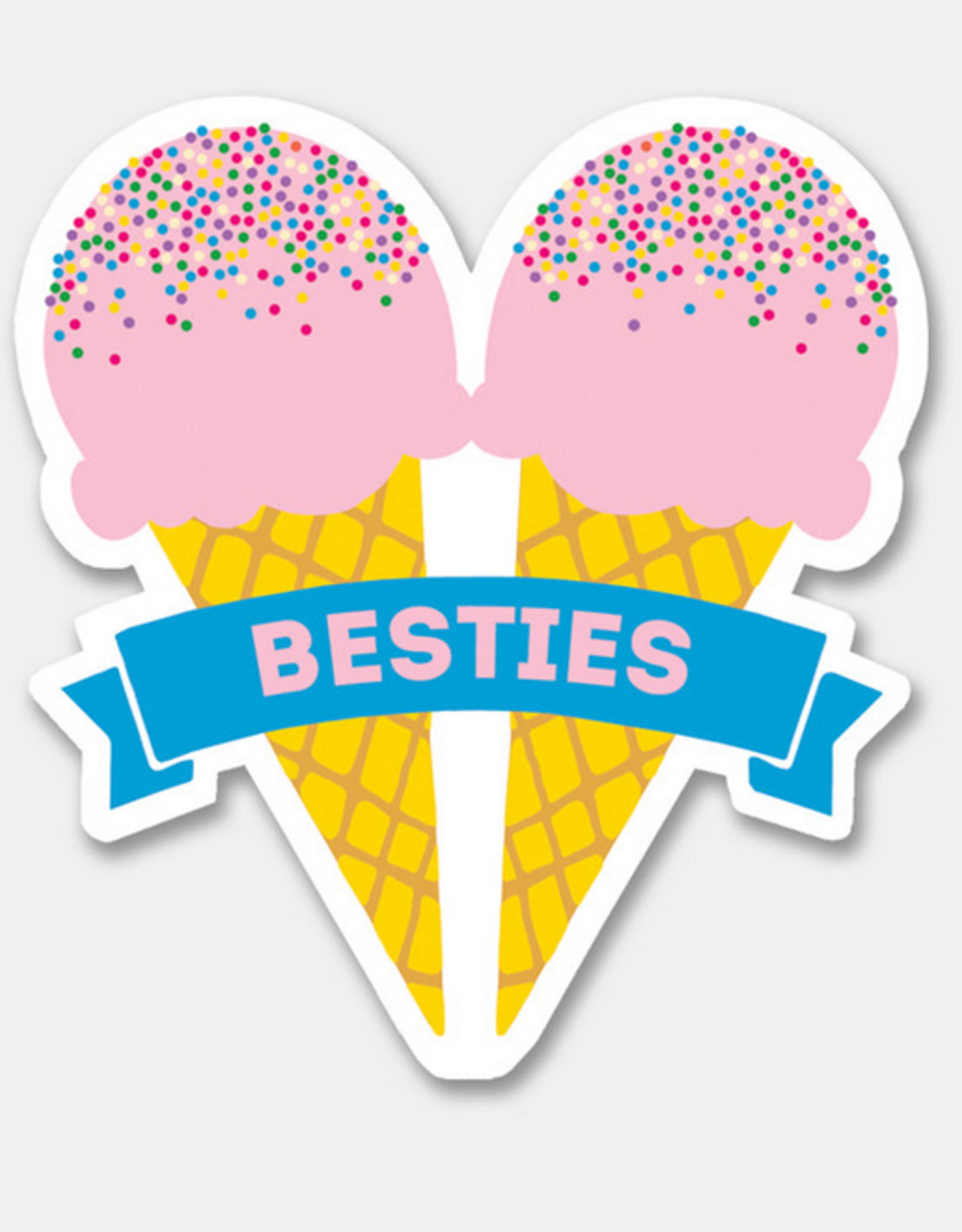 Rock Paper Scissors Enclosure Card: Besties Ice Cream