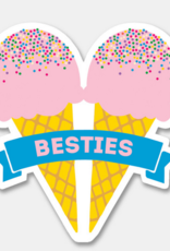 Rock Paper Scissors Sticker: Besties