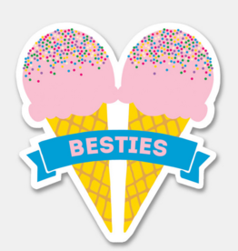 Rock Paper Scissors Sticker: Besties