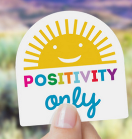 Rock Paper Scissors Sticker: Positivity Only