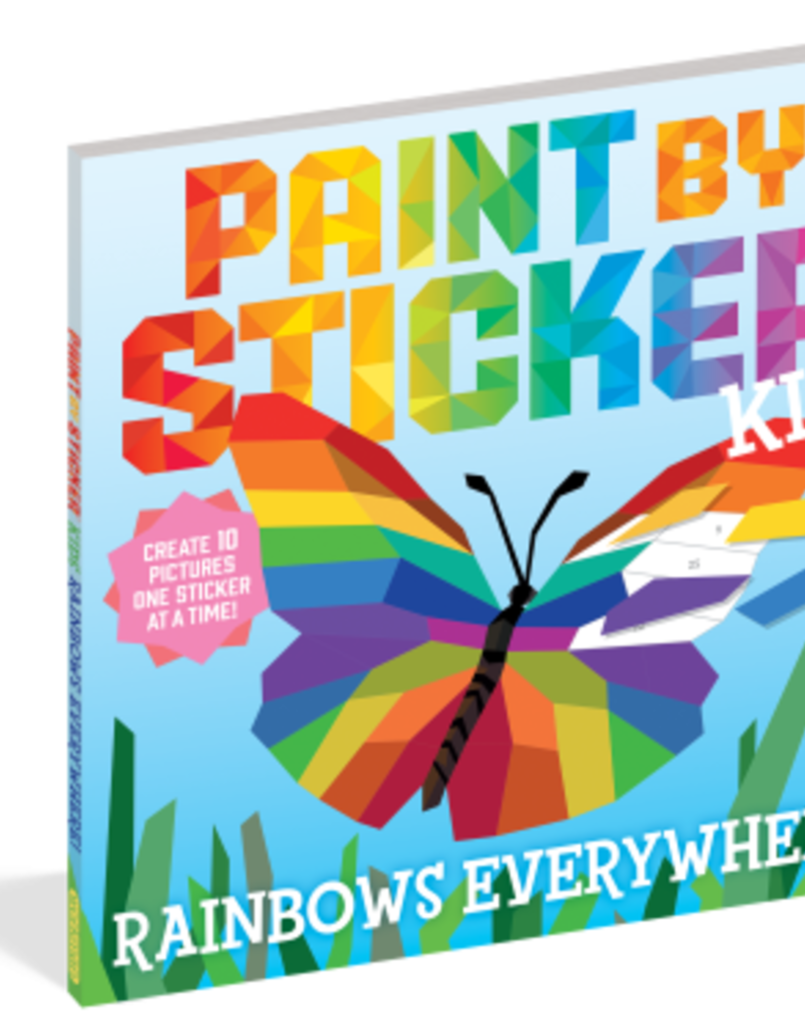 Workman Publishing Paint by Sticker Kids: Rainbows Everywhere!