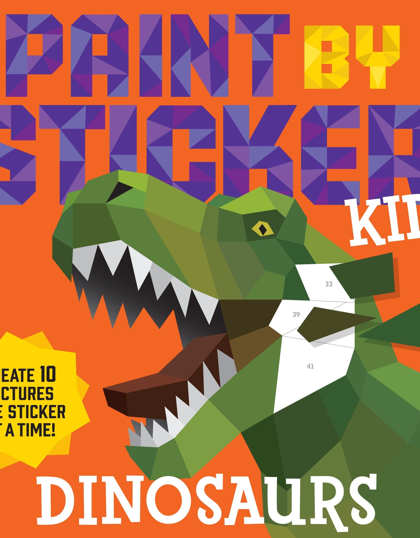 Workman Publishing Paint by Sticker Kids: Dinosaurs