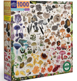 eeBoo 1000pc Puzzle: Mushroom Rainbow