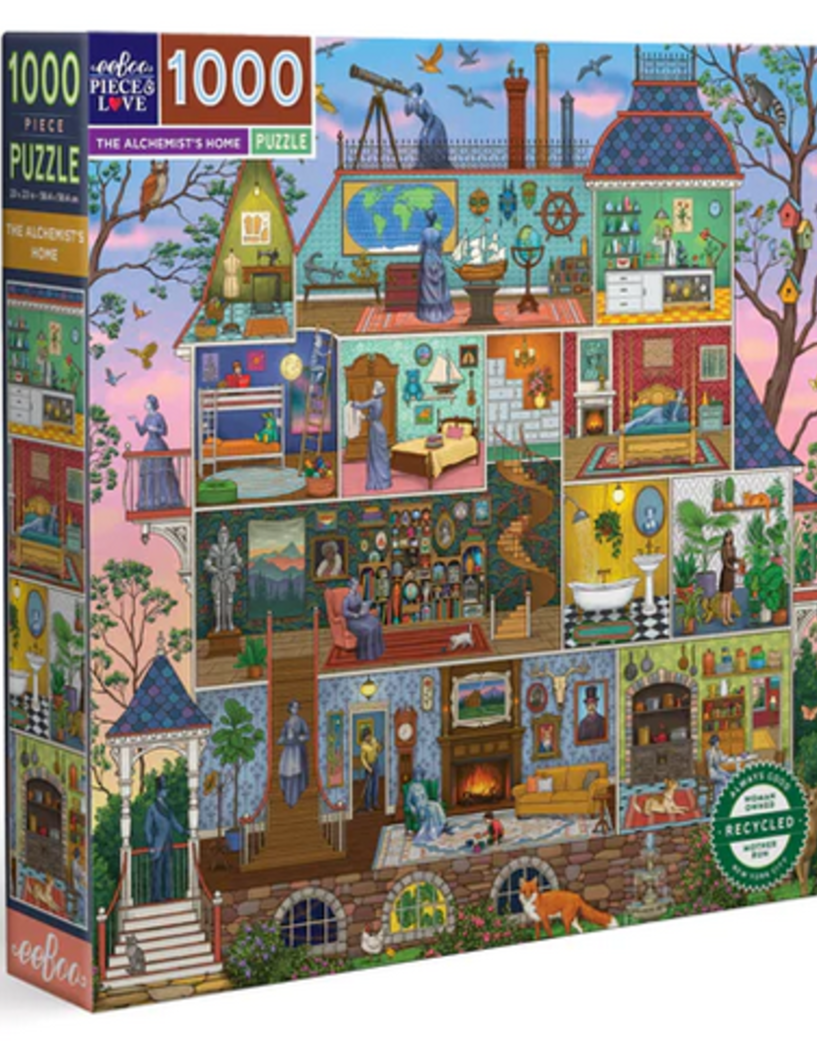 eeBoo 1000pc Puzzle: The Alchemist's Home