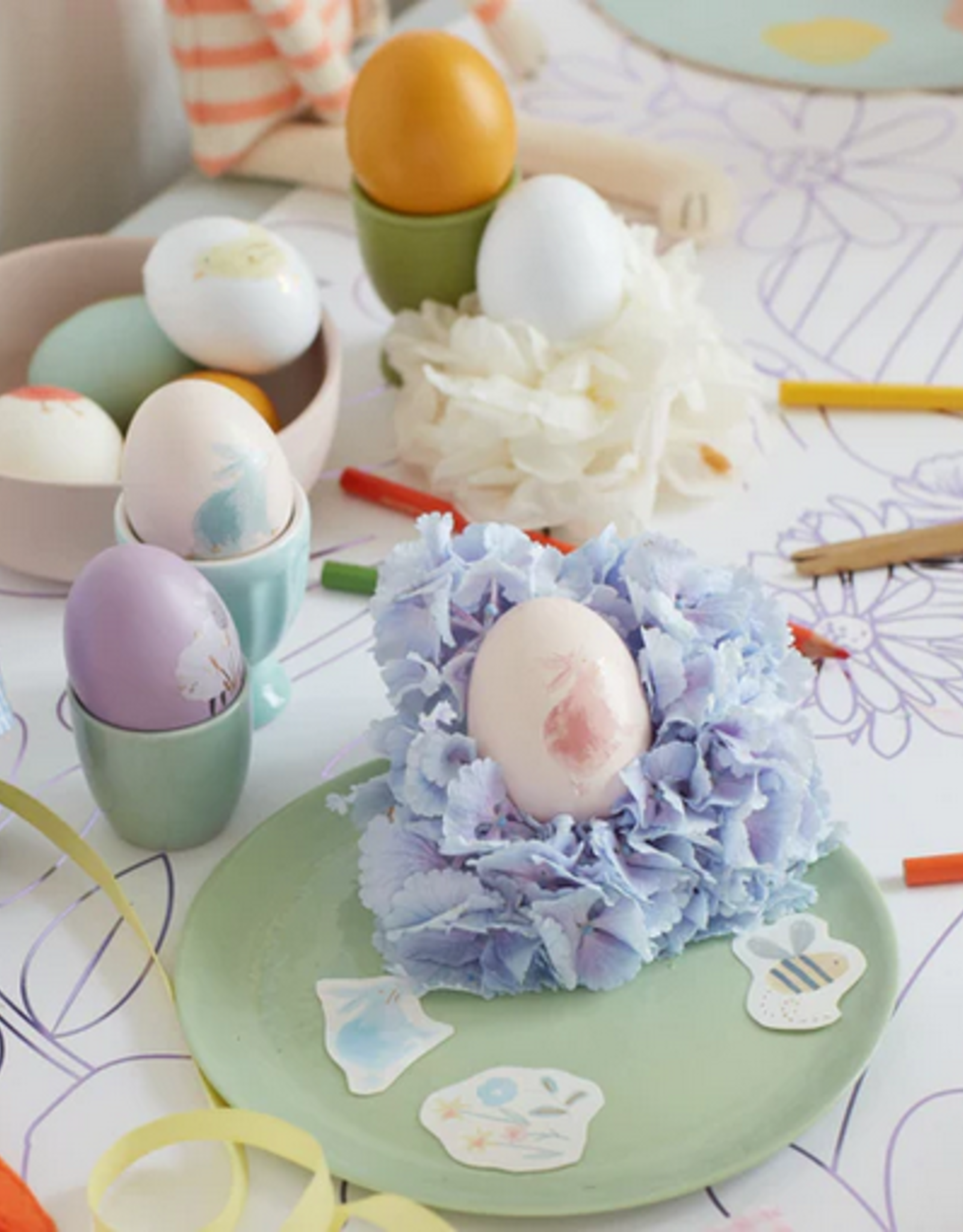 Meri Meri Spring Bunny Egg Decorating Tattoo Kit