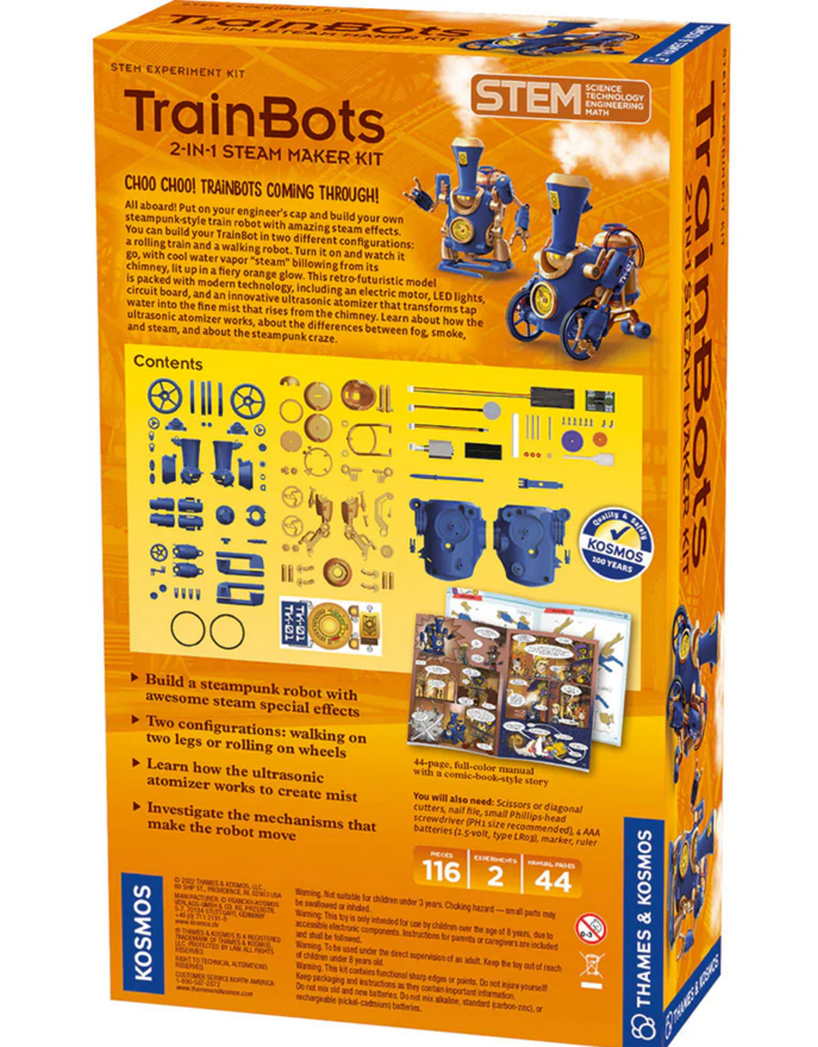 Thames & Kosmos Trainbots: 2-in-1 Steam Maker Kit