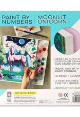 Bright Stripes Paint By Number: Moonlit Unicorn