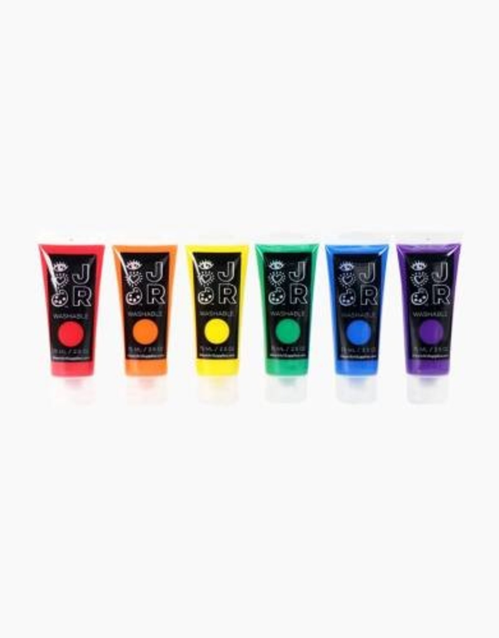 Bright Stripes JR 6 Washable Fingerpaints