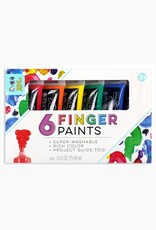 Bright Stripes JR 6 Washable Fingerpaints