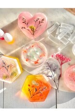 Bright Stripes Flower Power DIY Soaps