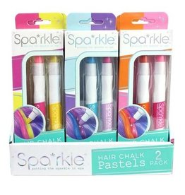 Bright Stripes 2 Pack Hair Chalk, Asst