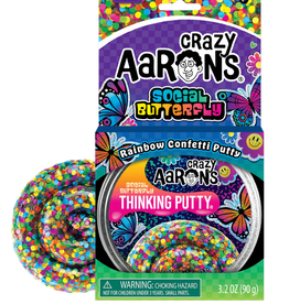 Crazy Aaron's Putty World Trendsetters 4": Social Butterfly