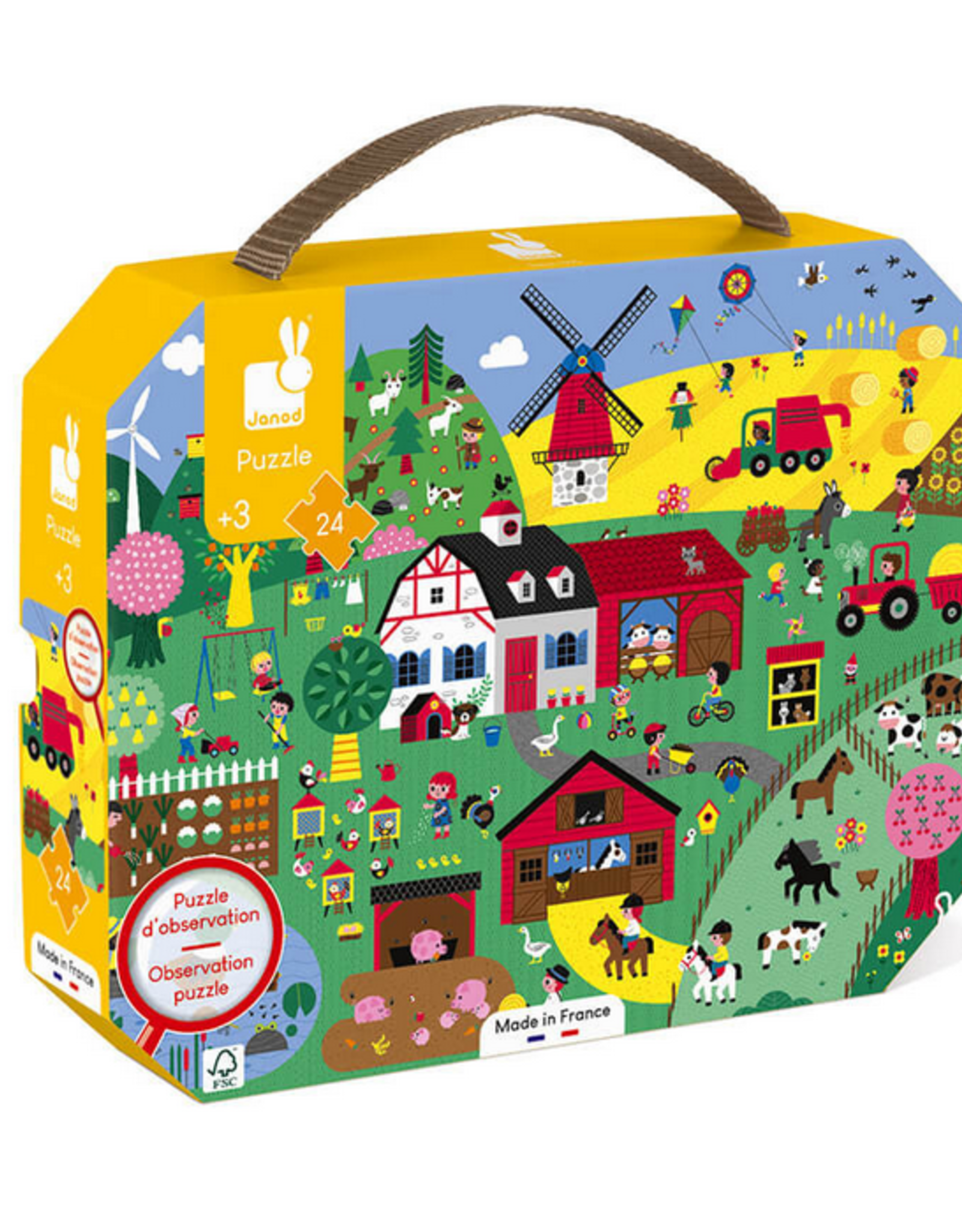 24pc Puzzle: A Day At The Farm - Tildie's Toy Box