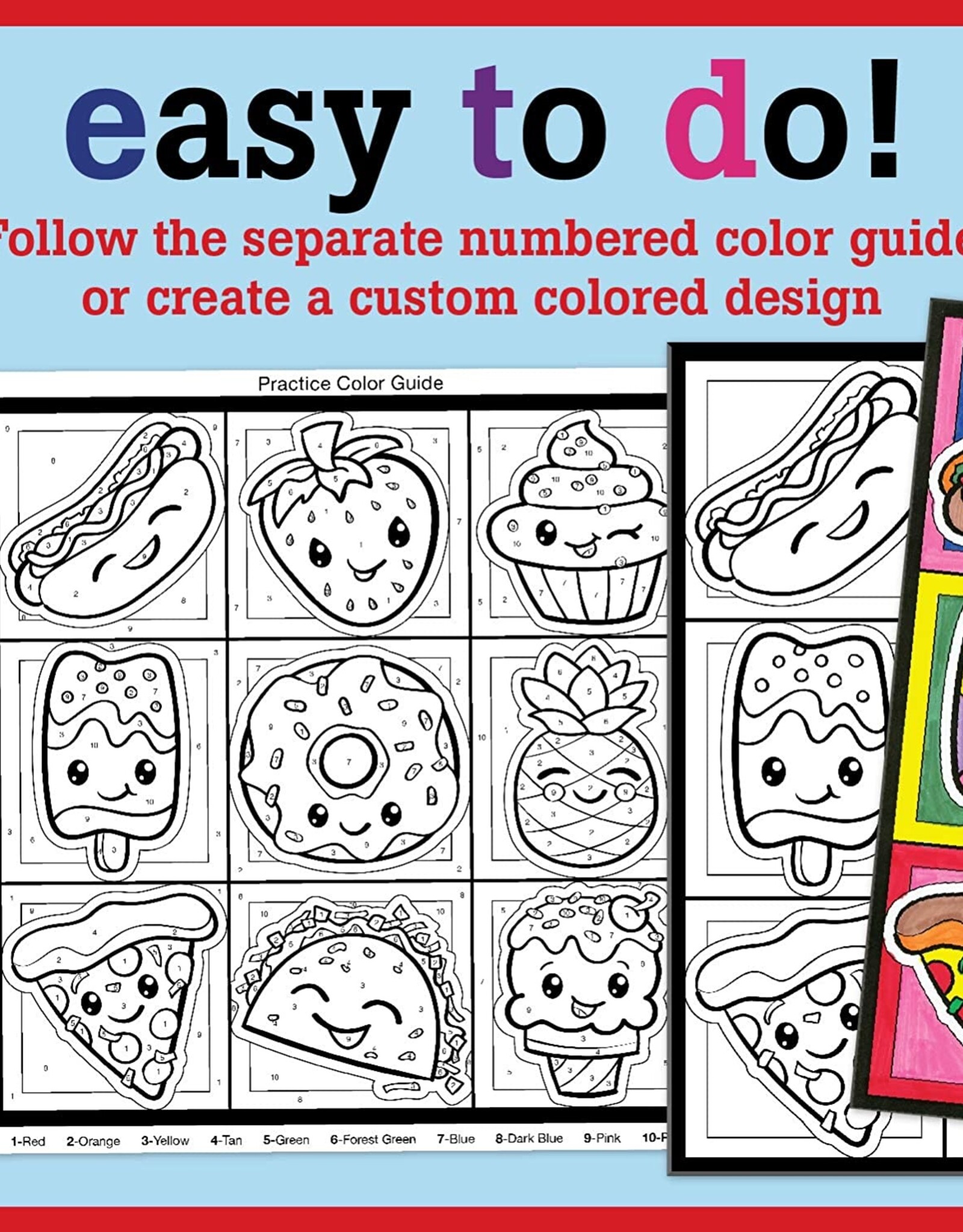 Faber-Castell Color By Number Foodie Friends