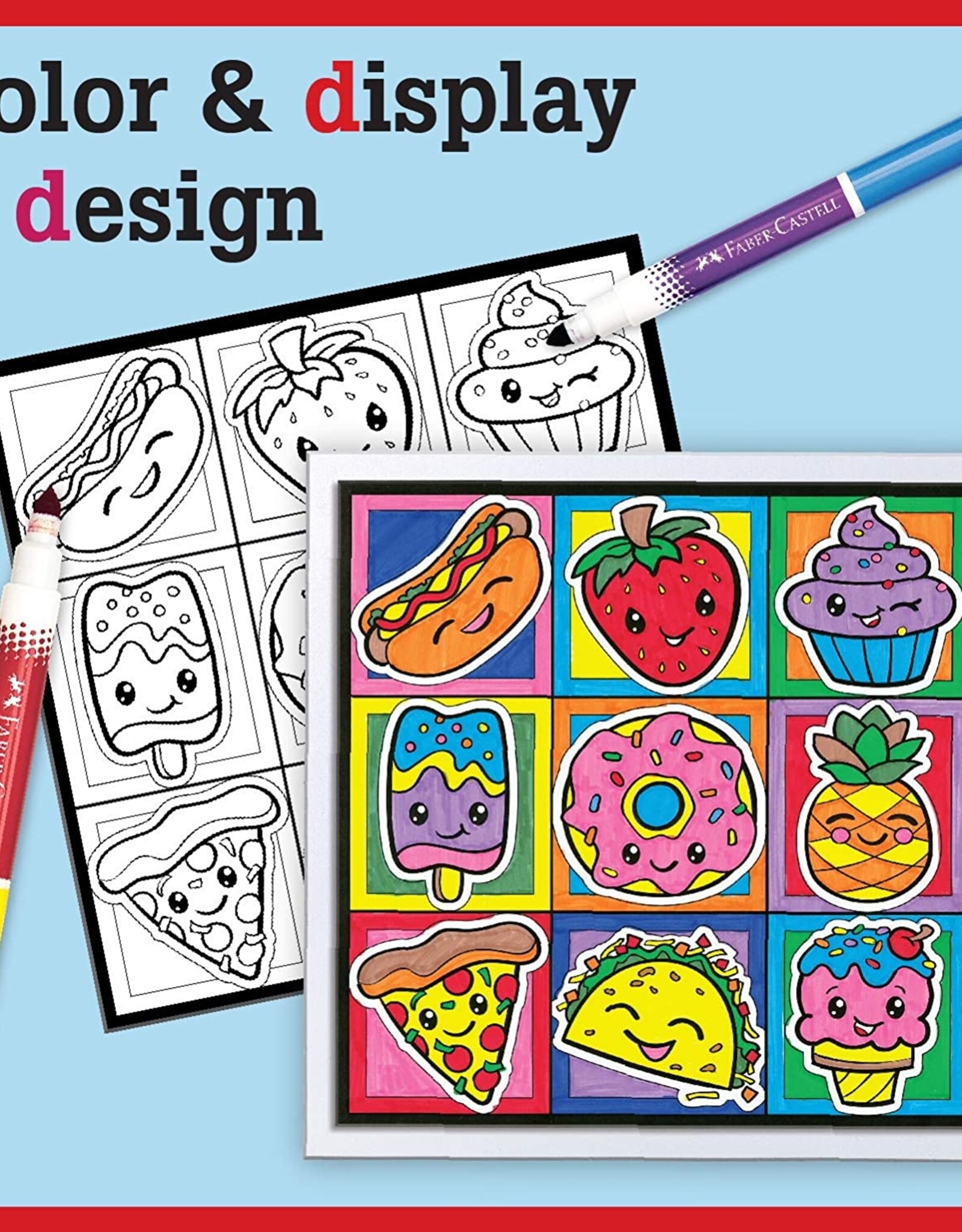 Faber-Castell Color By Number Foodie Friends