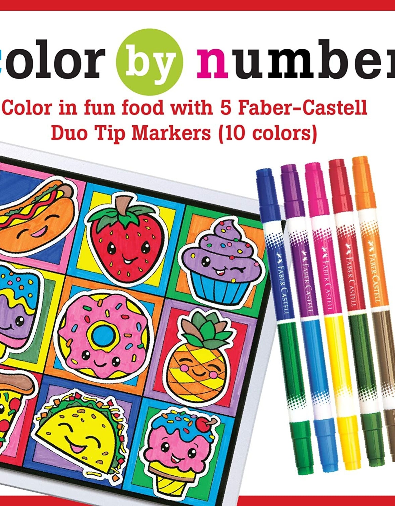 Faber-Castell Color By Number Foodie Friends