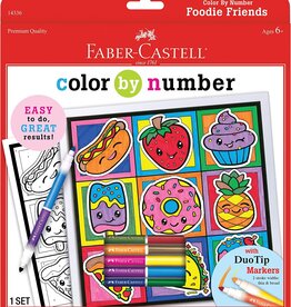 Faber-Castell Color By Number Foodie Friends