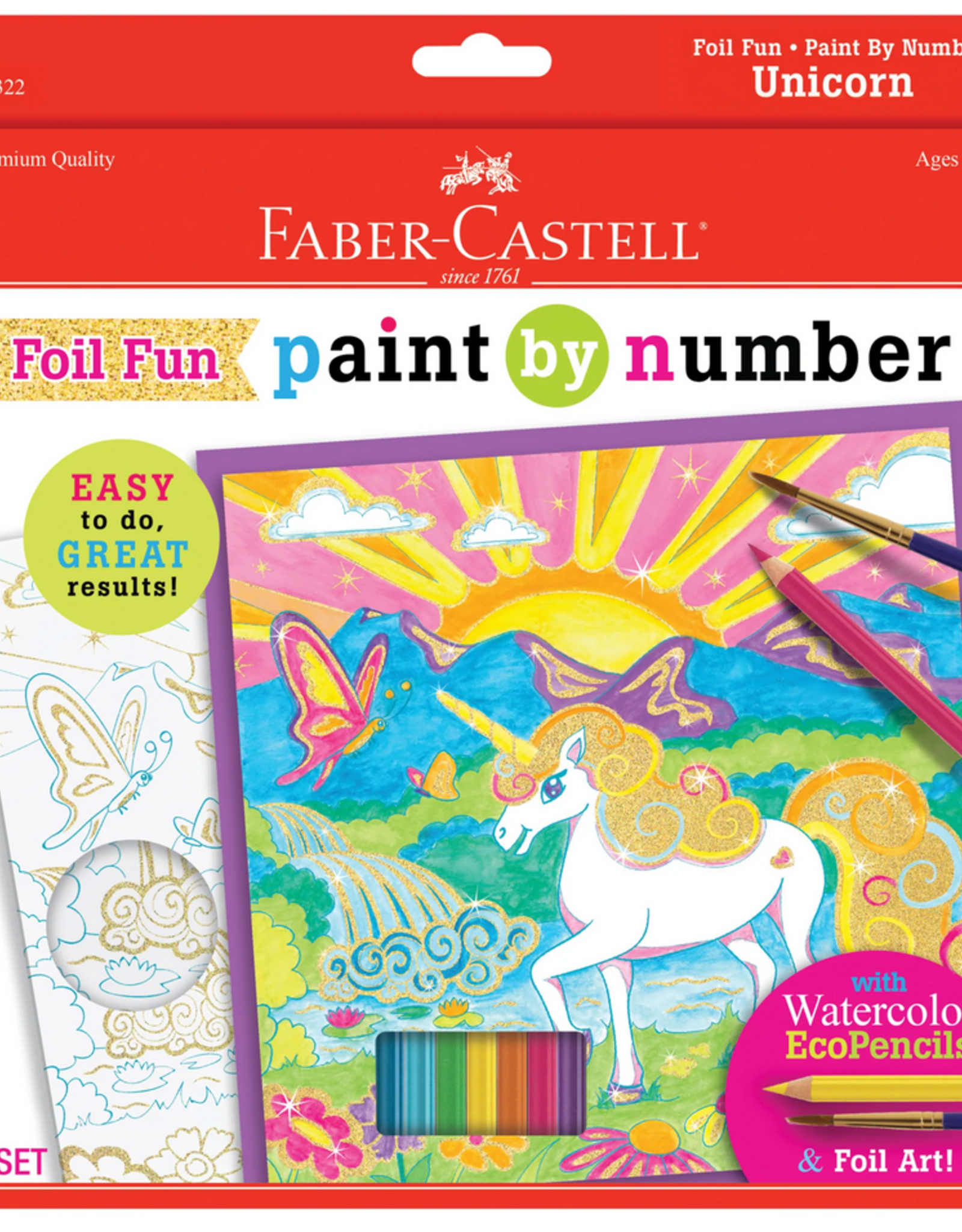 Faber-Castell Paint By Number: Unicorn Foil Fun