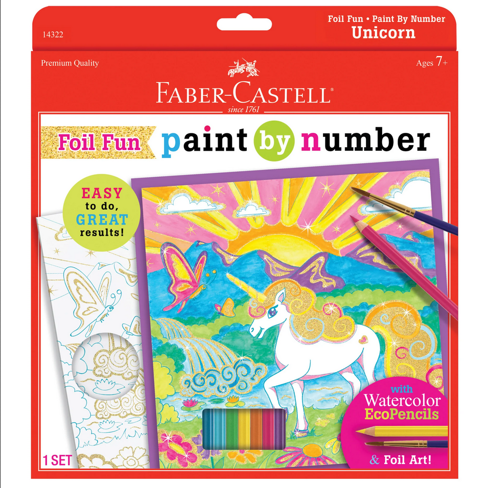 Faber-Castell Color by Number - T-Rex Foil Fun