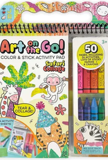 Bright Stripes Art On the Go! Collage Safari Jungle