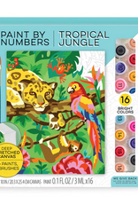 Bright Stripes Paint By Number: Tropical Jungle