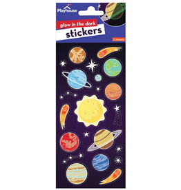 Paper House Glow In The Dark Stickers: Solar System Planets