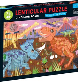 Chronicle Books 75pc Puzzle: Lenticular Dinosaur Roar