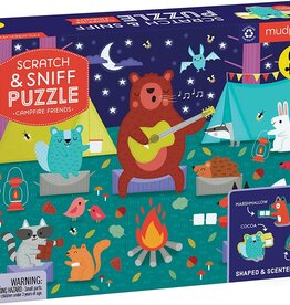 Chronicle Books 60pc Puzzle: Scratch & Sniff Campfire Friends