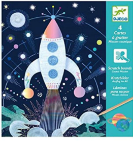 Djeco PG Scratch Cards: Cosmic Mission