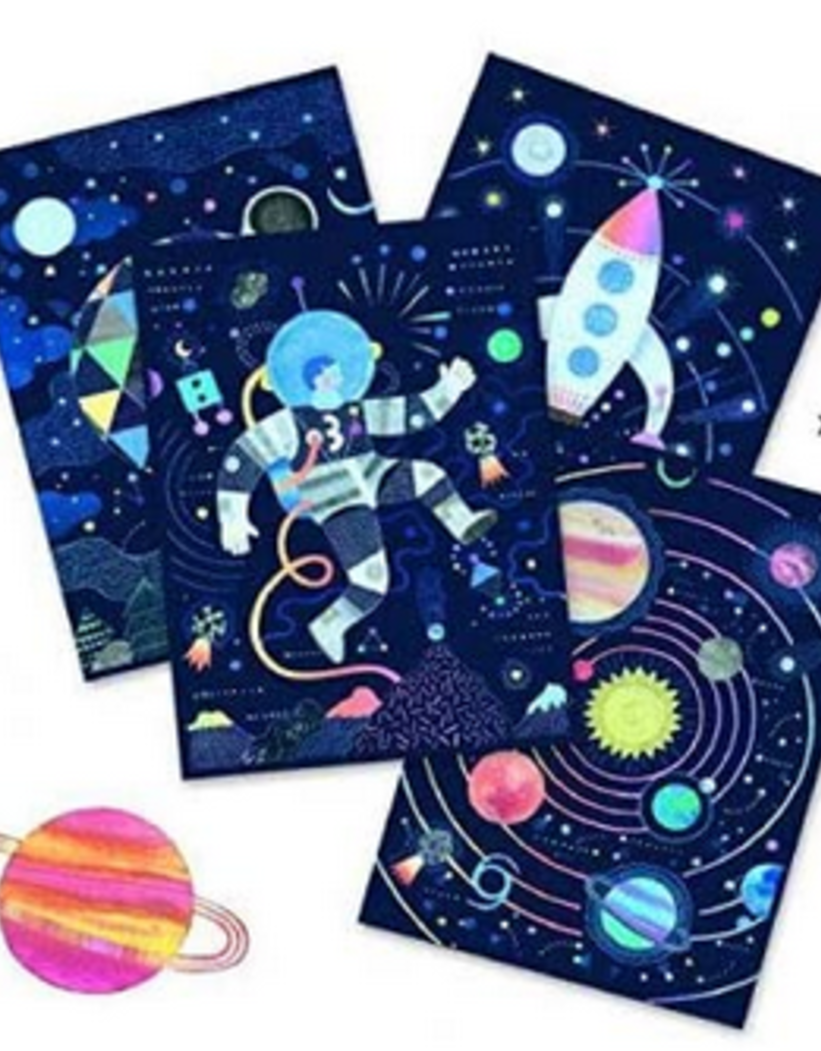 Djeco PG Scratch Cards: Cosmic Mission