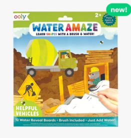 Ooly Water Amaze Water Reveal Boards: Helpful Vehicles 13pc set