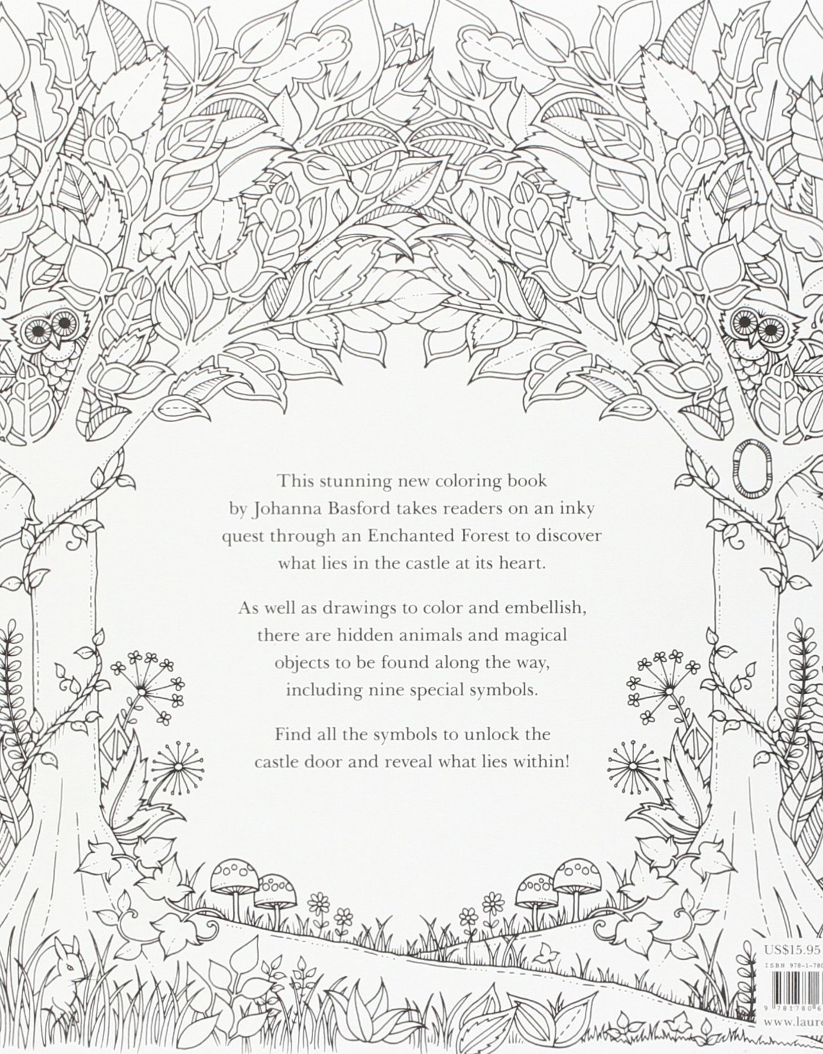 Chronicle Books Enchanted Forest Coloring Book