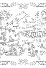 Chronicle Books Enchanted Forest Coloring Book